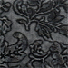 Материал Цветы черный+серебро для встроенного шкафа-купе в Челябинске