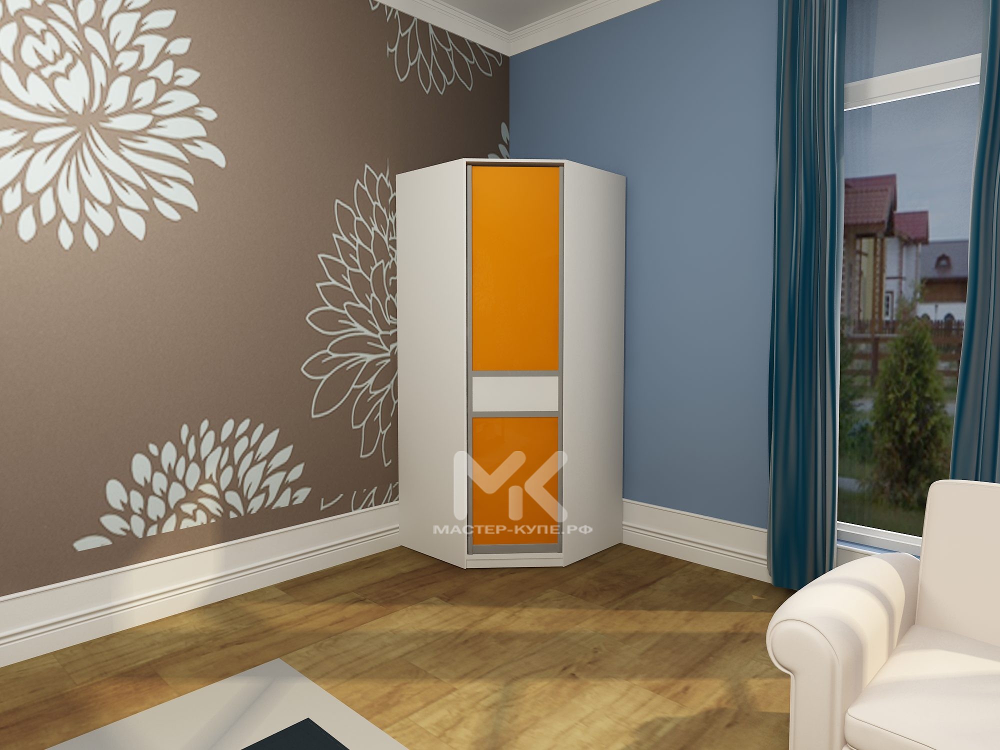 COLOR WHITE LINE ORANGE D1 (Т2)